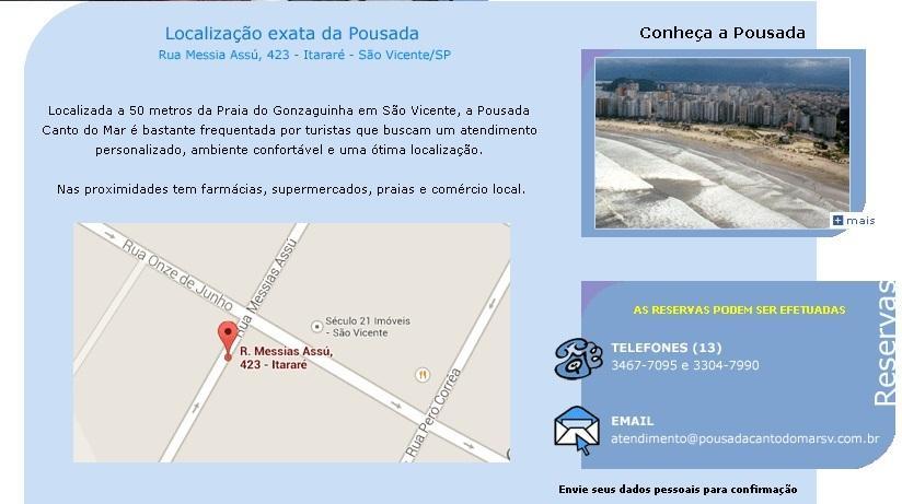 Pousada Canto Do Mar São Vicente エクステリア 写真